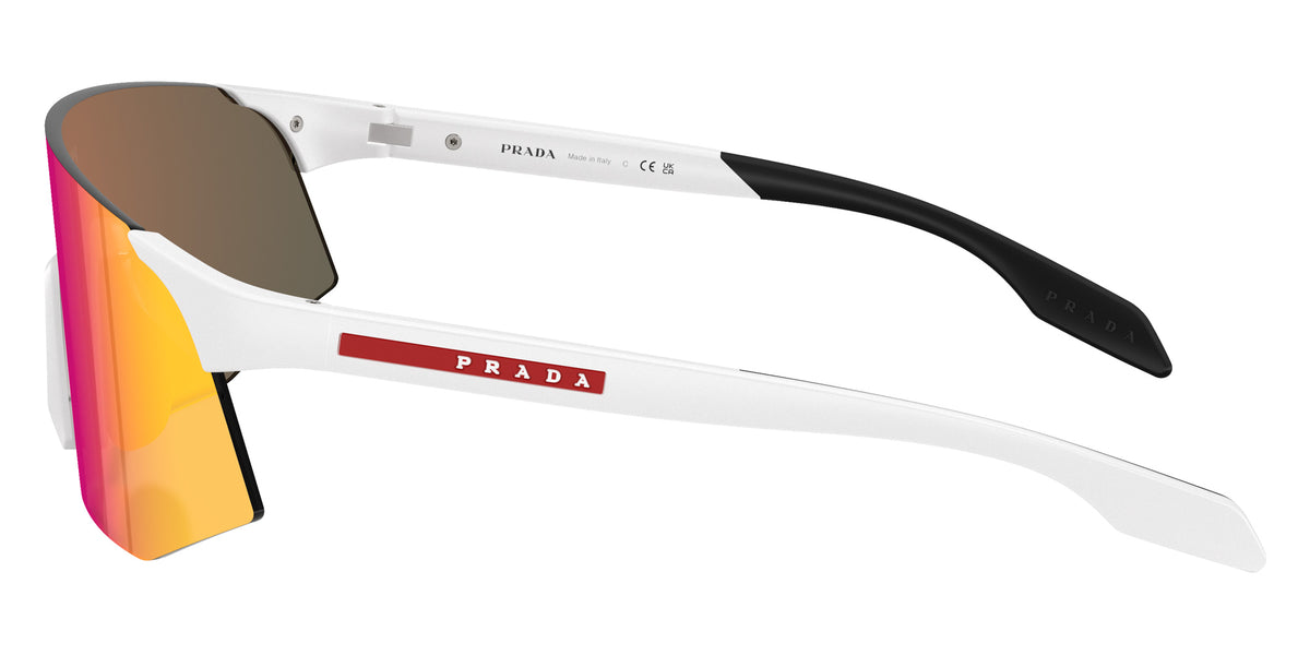 Prada Linea Rossa PS C03SU 28U91D 142 - Matte White / Brown Mirrored Orange #id:psc03su28u91d_s:106110