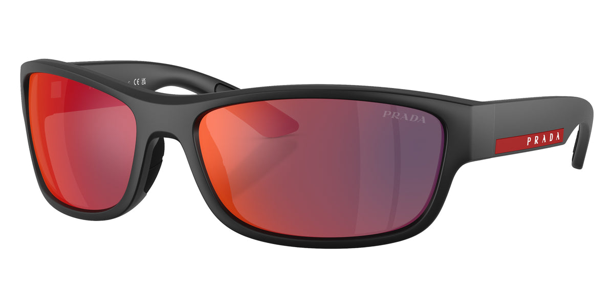 Prada Linea Rossa PS C04S 1BO21A 65 - Matte Balck / Dark Gray Mirrored Blue/Red #id:psc04s1bo21a_s:104105
