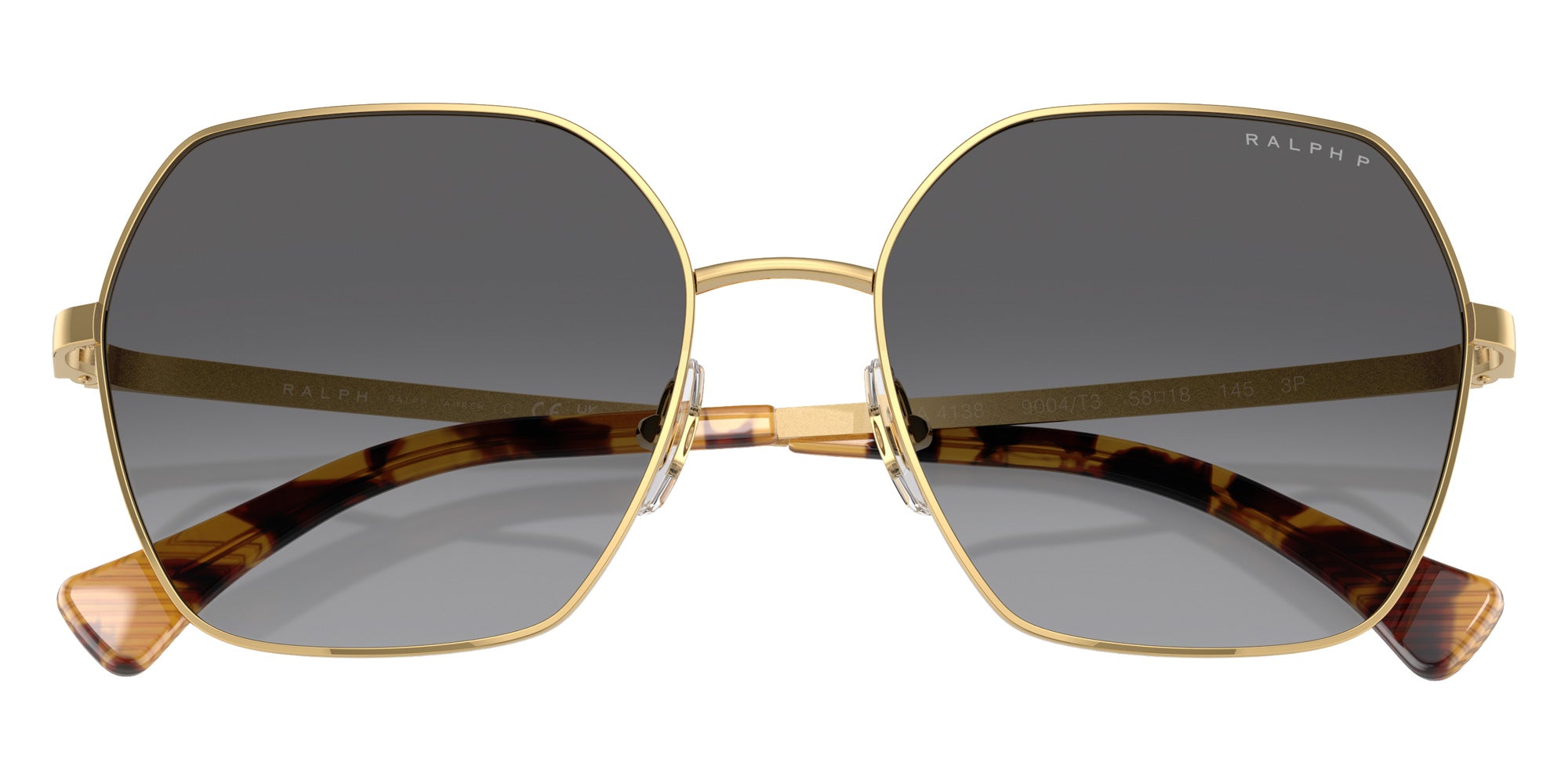 RALPH LAUREN RA4138 9004T3 58 - Shiny Gold / Polarized Gradient Gray #id:ra41389004t3_s:100120