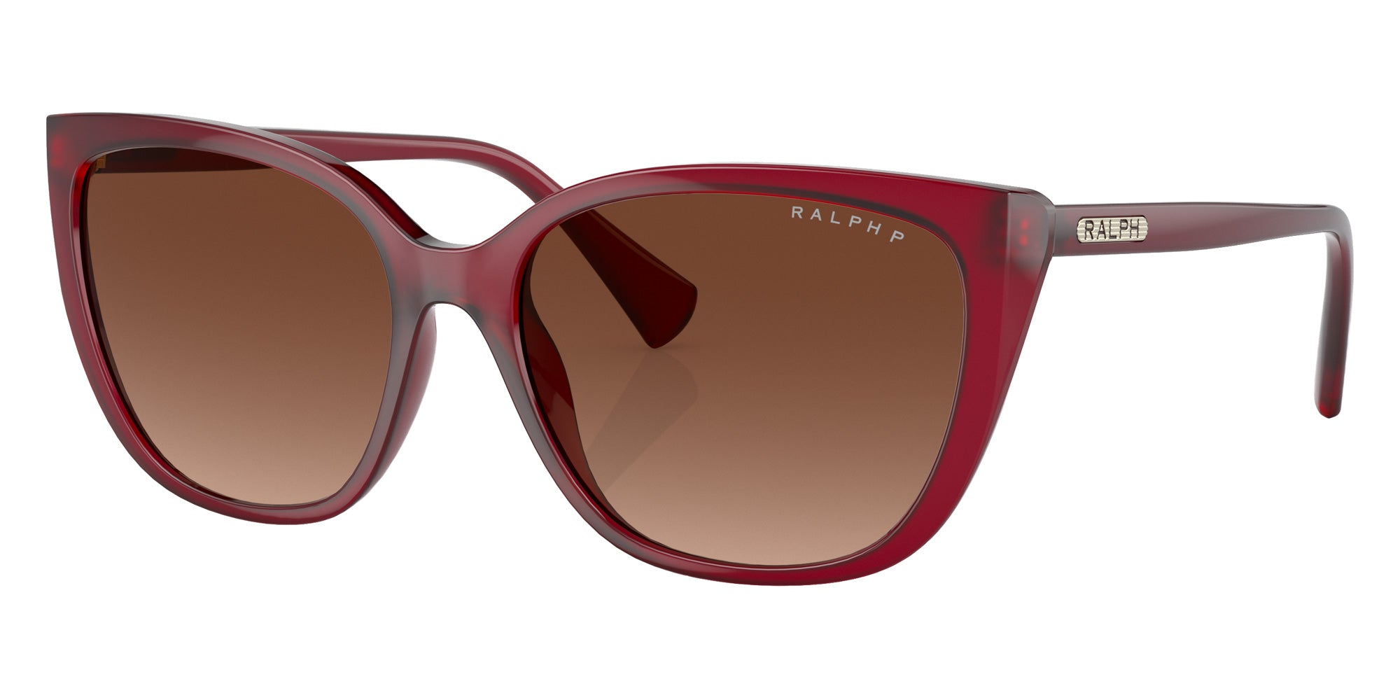 RALPH LAUREN RA5274 5800T5 56 - Transparent Bordeaux / Polarized Light Brown Gradient #id:ra52745800t5_s:100105