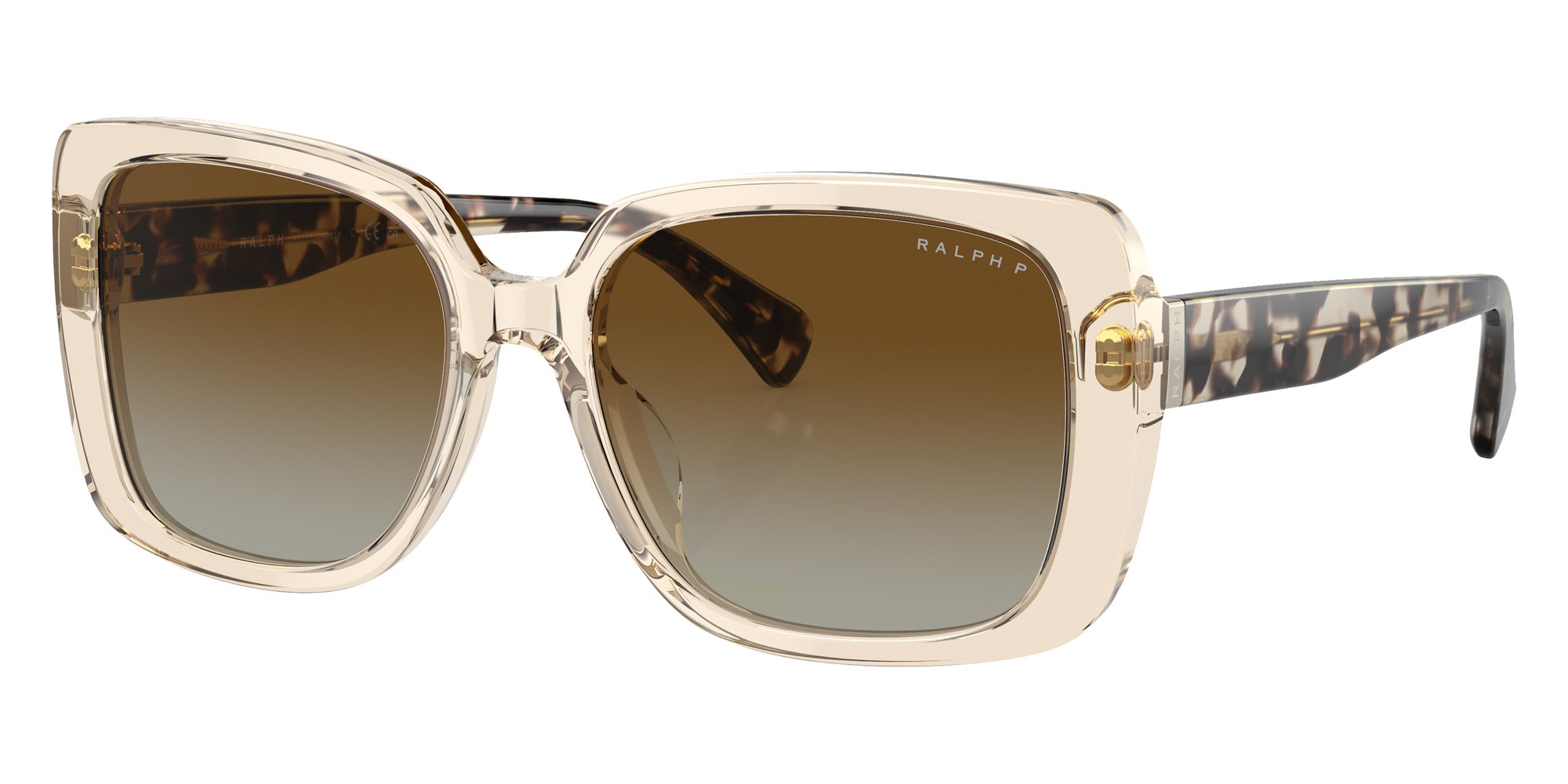 RALPH LAUREN RA5298U 6072T5 55 - Transparent Light Brown / Brown Gradient Polarized #id:ra5298u6072t5_s:100105