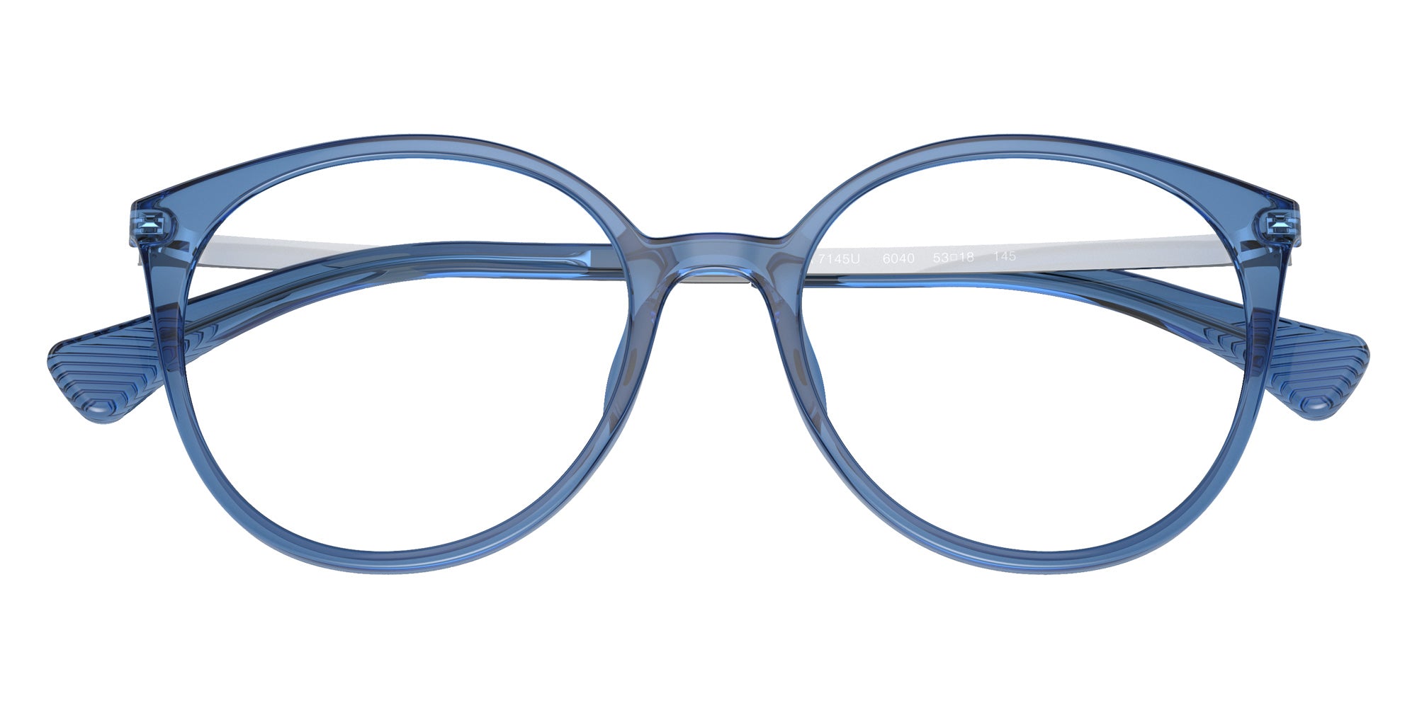 RALPH LAUREN RA7145U 6040 53 - Shiny Transparent Blue #id:ra7145u6040_s:100120