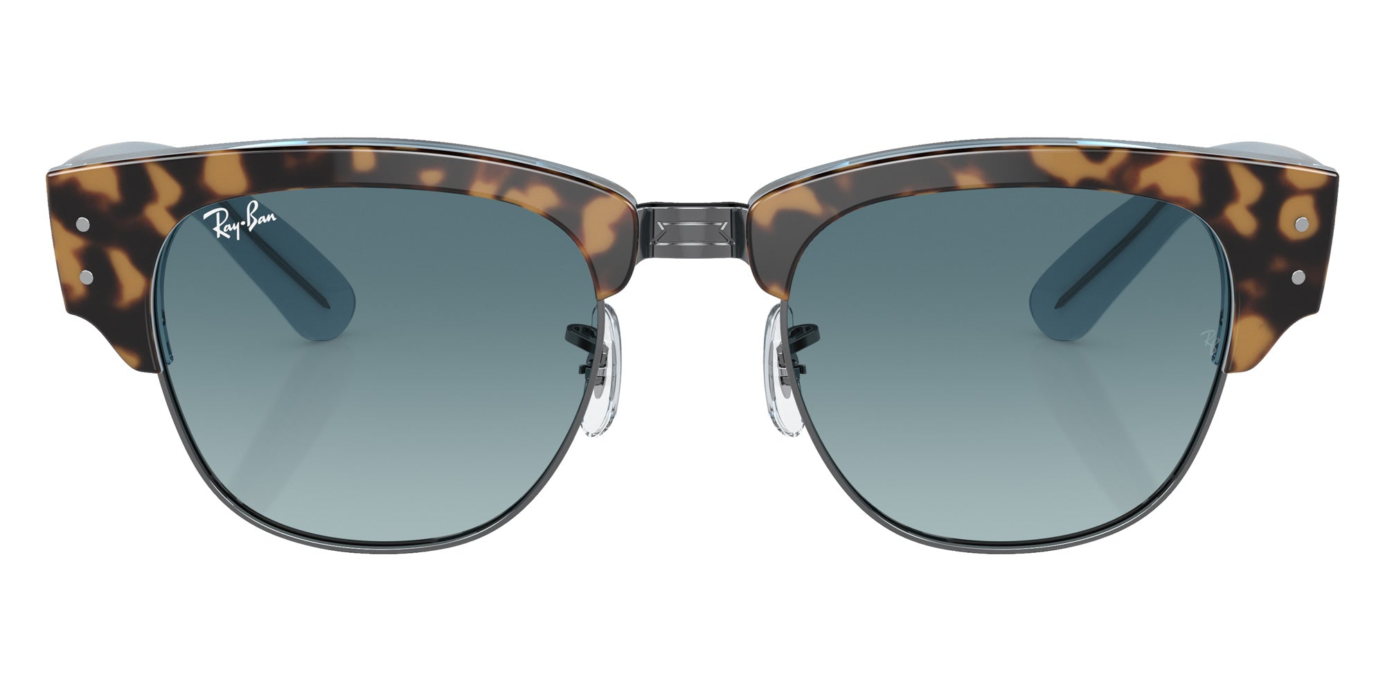 Ray-Ban RB0316S Mega Clubmaster 13163M 53 - Havana on Blue on Gunmetal #id:rb0316s13163m_s:100100