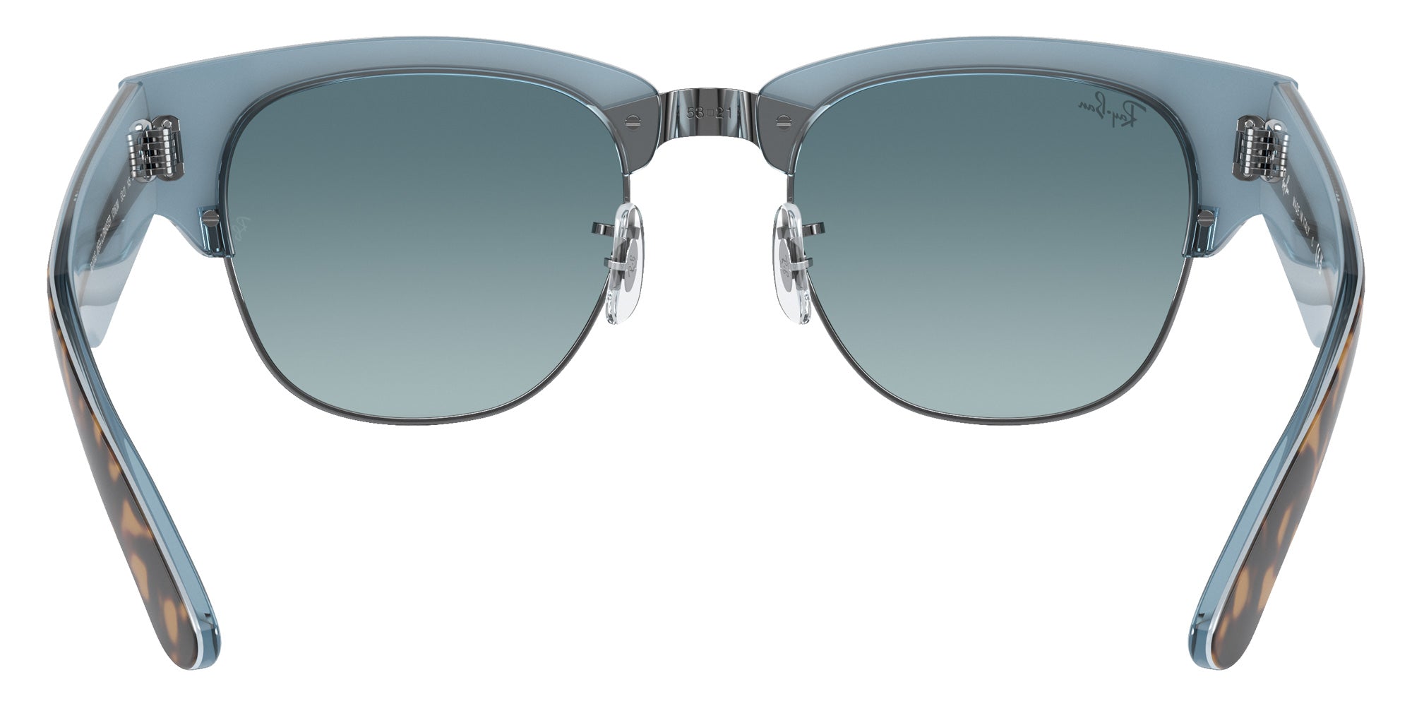 Ray-Ban RB0316S Mega Clubmaster 13163M 50 - Havana on Blue on Gunmetal / Blue #id:rb0316s13163m_s:100115