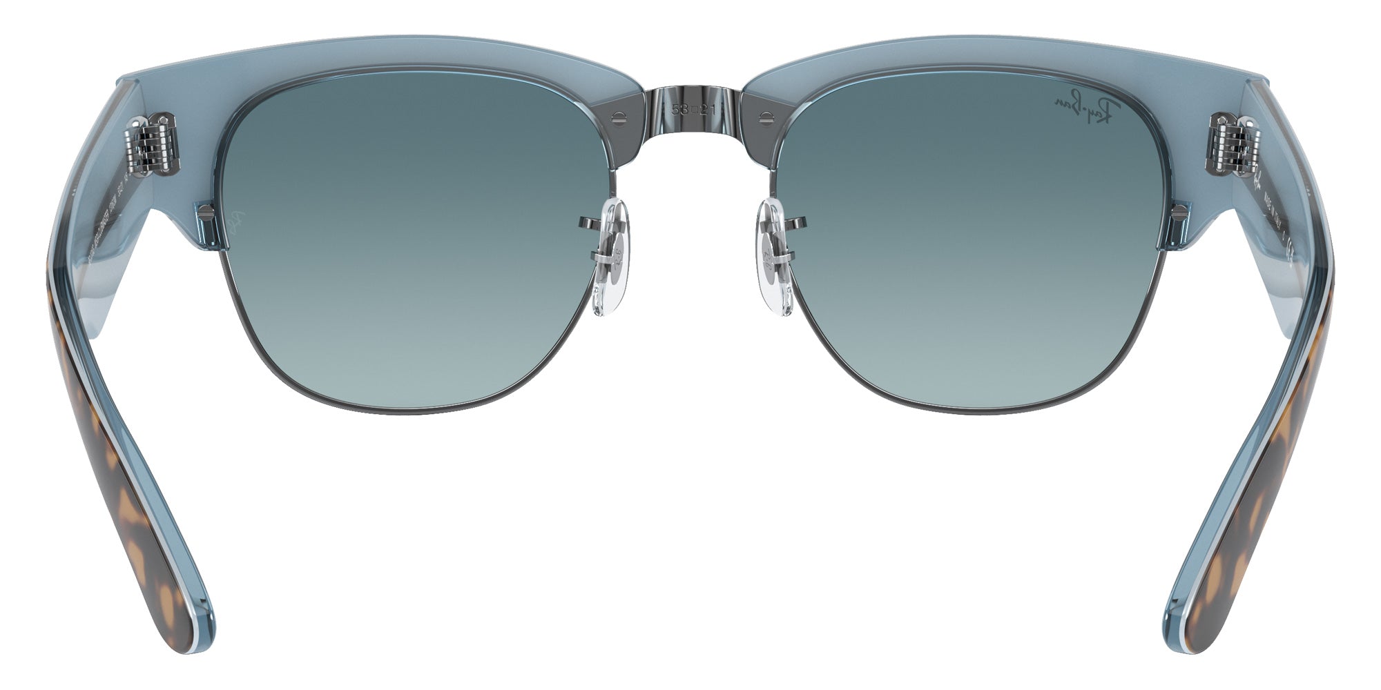 Ray-Ban RB0316S Mega Clubmaster 13163M 53 - Havana on Blue on Gunmetal #id:rb0316s13163m_s:100115