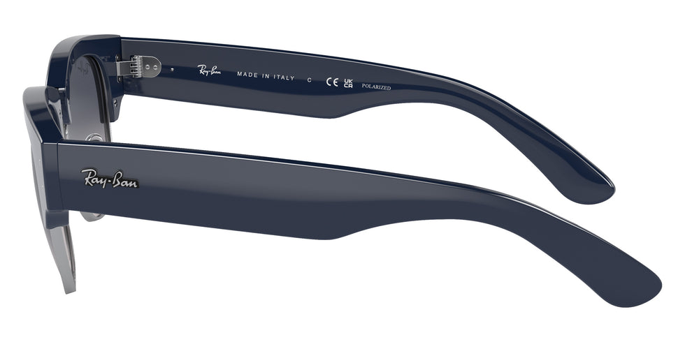 Ray-Ban RB0316S Mega Clubmaster 136678 53 - Blue on Silver / Blue Polarized #id:rb0316s136678_s:102110