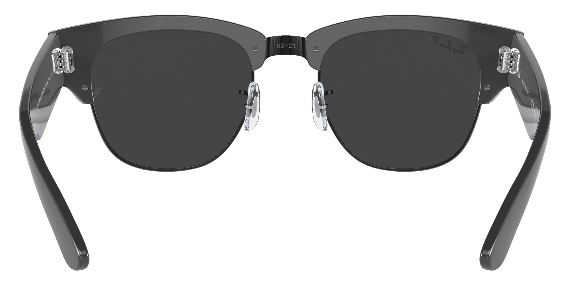 Ray-Ban RB0316S Mega Clubmaster 136748 53 - Gray on Black / Black Polarized #id:rb0316s136748_s:104115