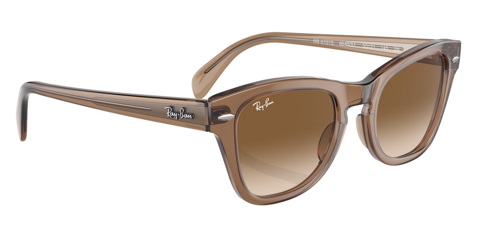 Ray-Ban RB0707S 664051 53 - Transparent Light Brown #id:rb0707s664051_s:100120