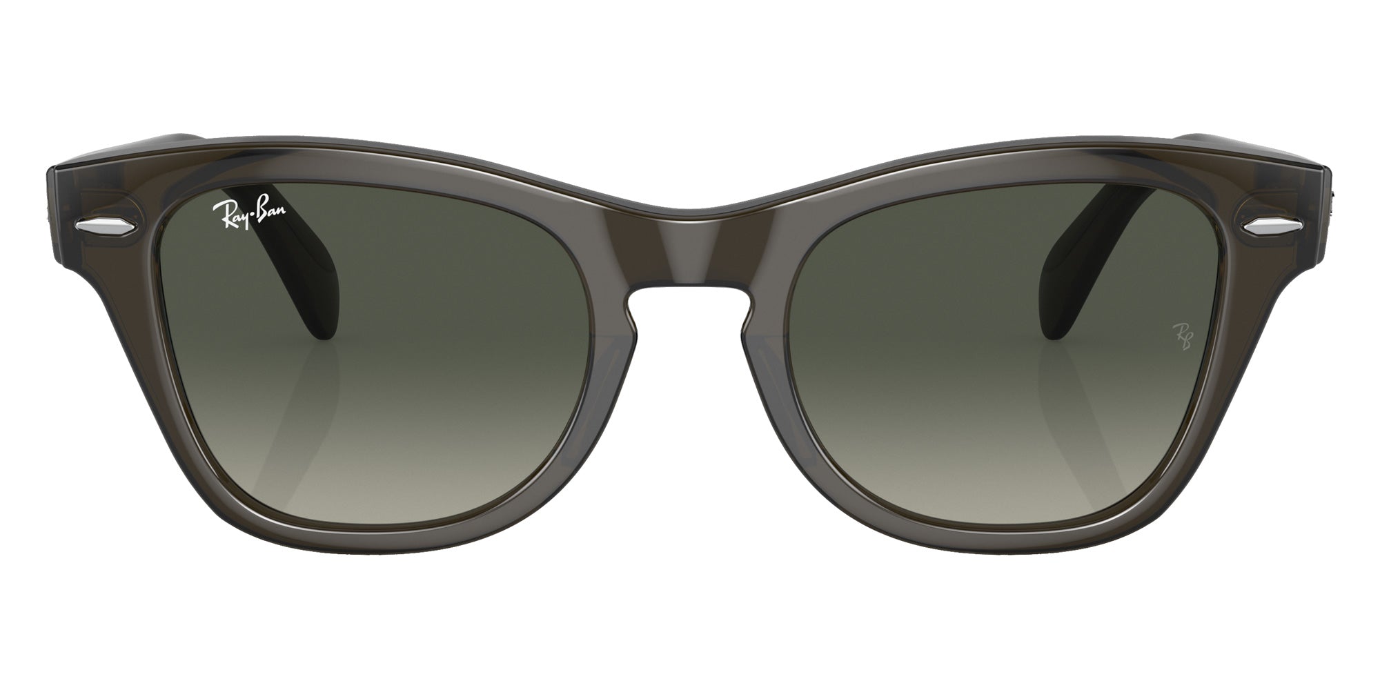 Ray-Ban RB0707S 664271 50 - Transparent Olive Green / Gray #id:rb0707s664271_s:100100
