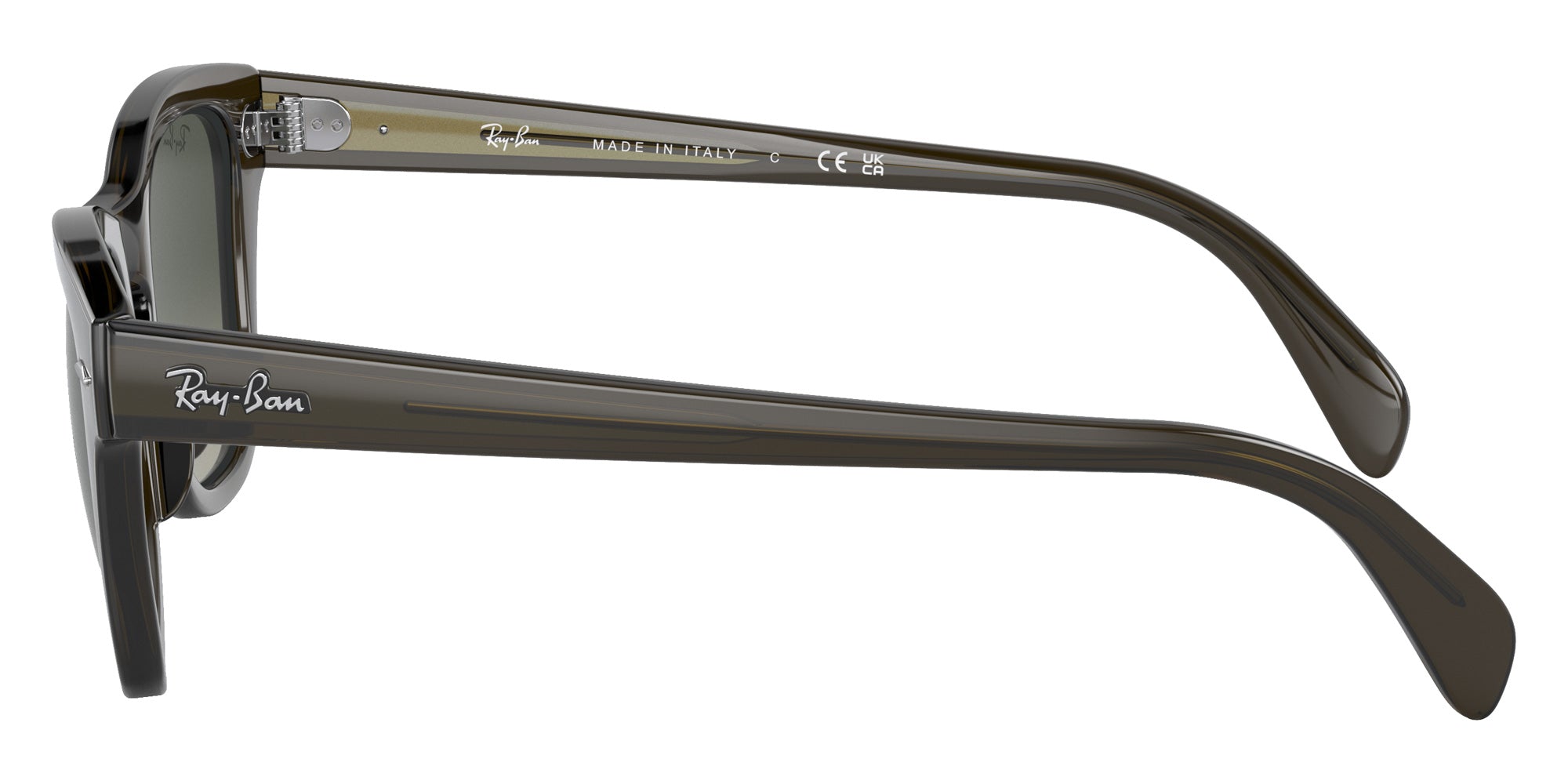 Ray-Ban RB0707S 664271 50 - Transparent Olive Green / Gray #id:rb0707s664271_s:100110
