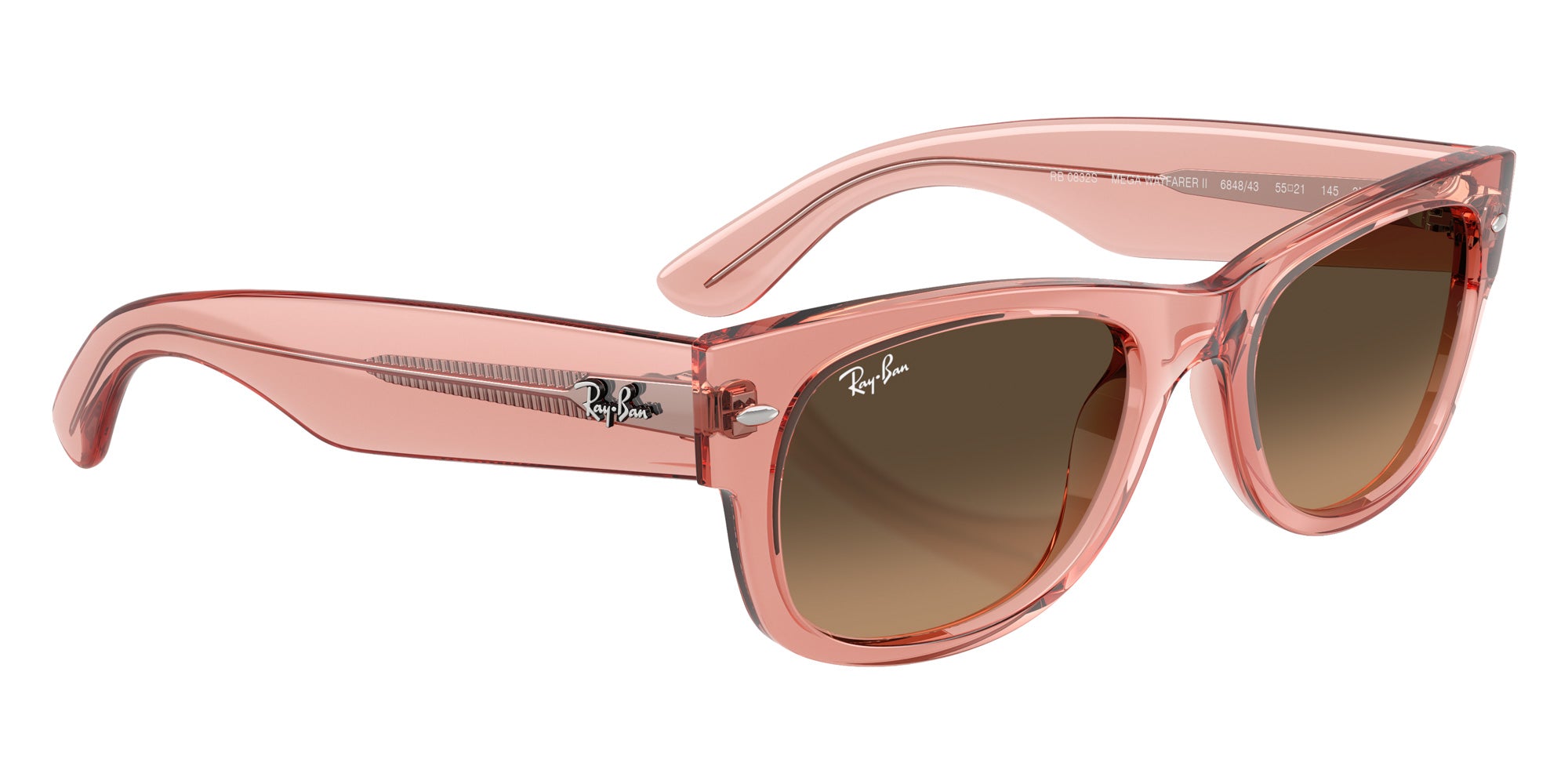 Ray-Ban RB0832S Mega Wayfarer II 684843 52 - Transparent Pink #id:rb0832s684843_s:108120
