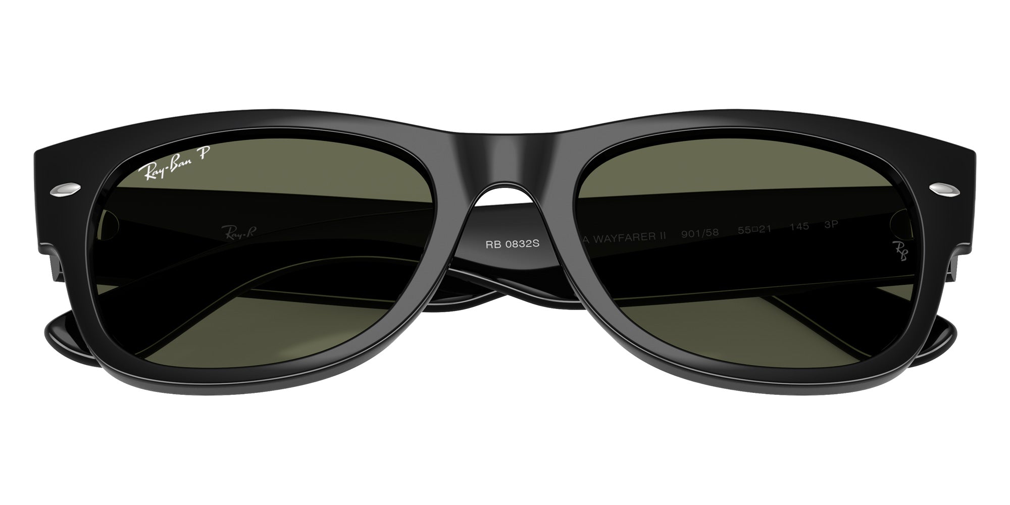 Ray-Ban RB0832S Mega Wayfarer II 901/58 52 - Black #id:rb0832s90158_s:116125