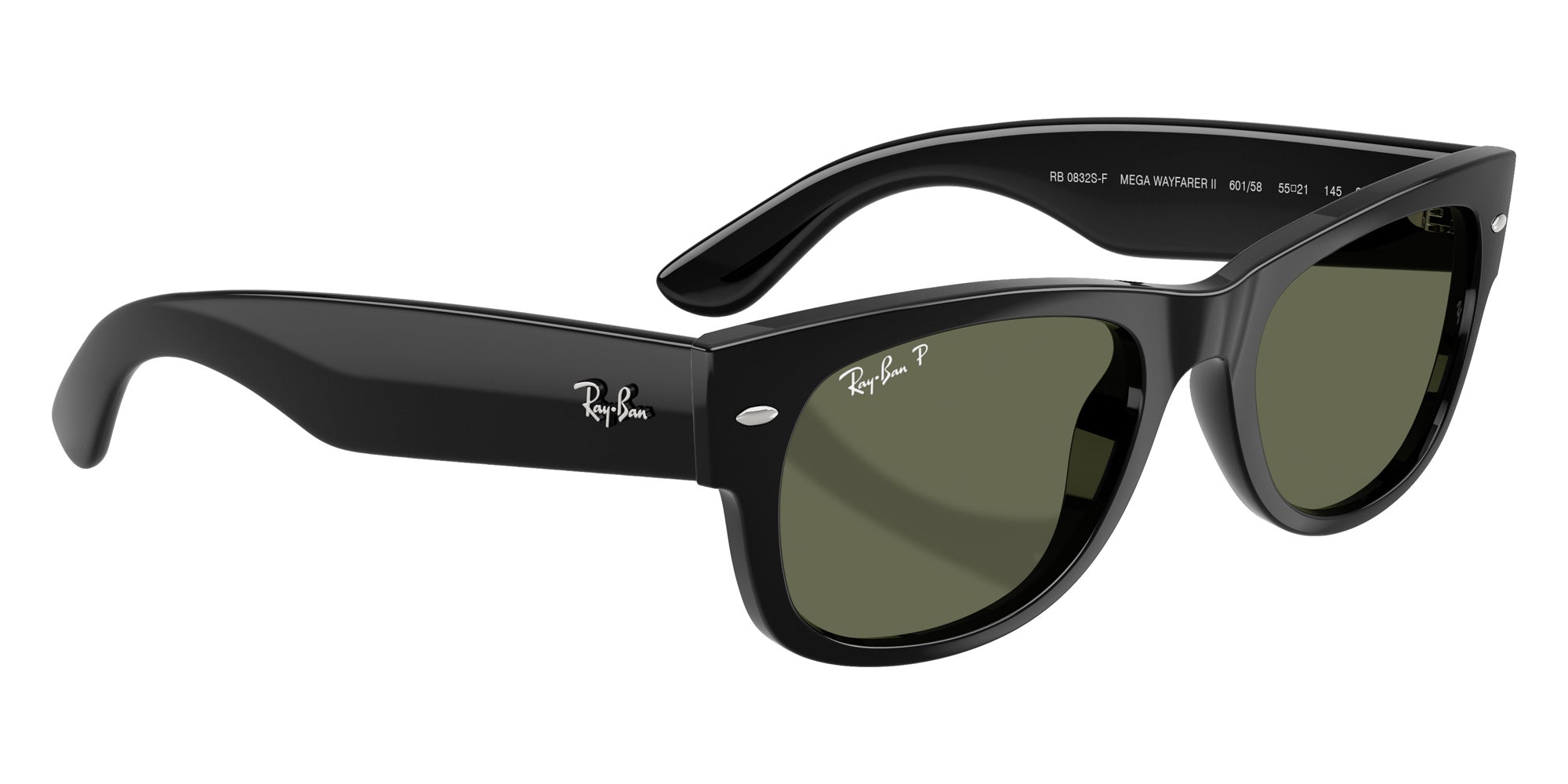 Ray-Ban RB0832SF Mega Wayfarer II 601/58 55 - Black #id:rb0832sf60158_s:102120