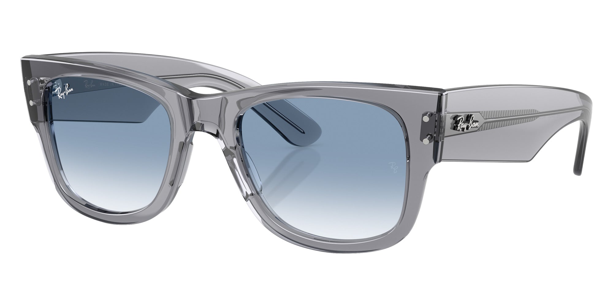 Ray-Ban RB0840S Mega Wayfarer 68463F 51 - Transparent Gray #id:rb0840s68463f_s:102105