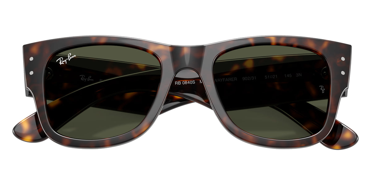 Ray-Ban RB0840S Mega Wayfarer 902/31 51 - Havana / Green #id:rb0840s90231_s:100125