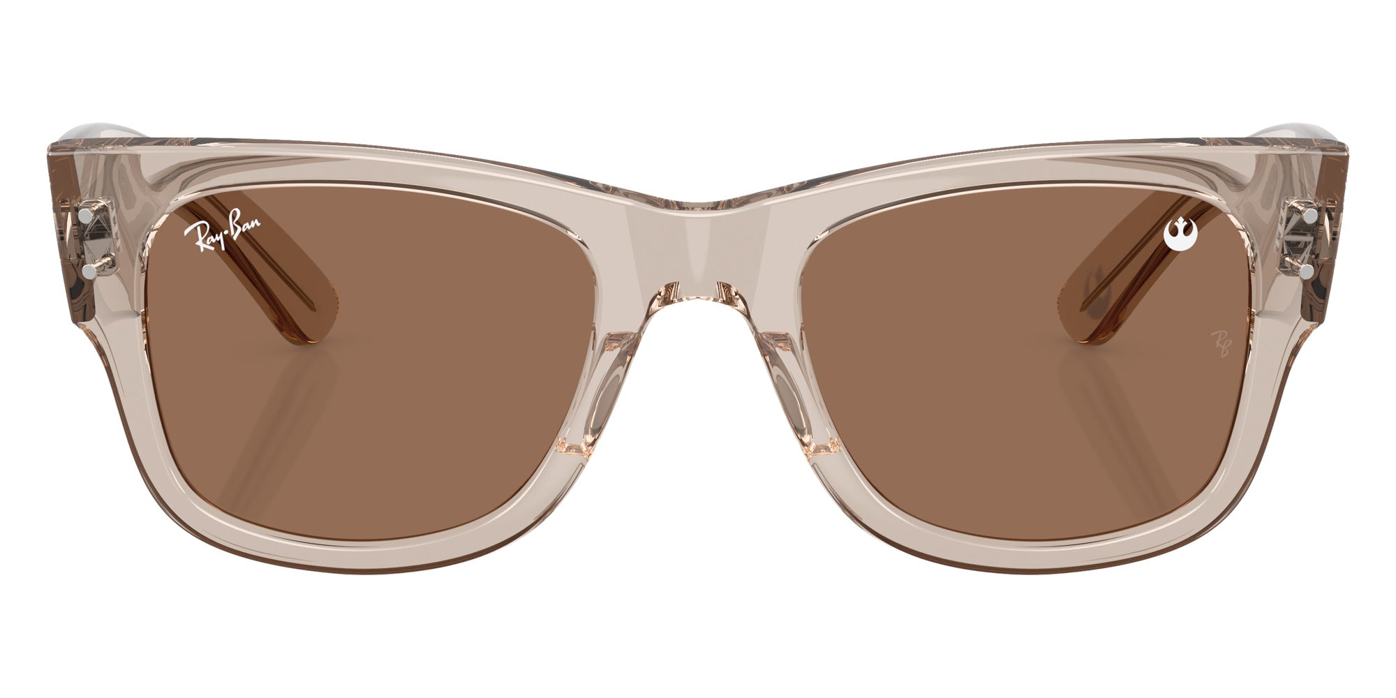 Ray-Ban RB0840SF MEGA WAYFARER 68701A 52 - Transparent Light Brown / Dark Brown #id:rb0840sf68701a_s:100100