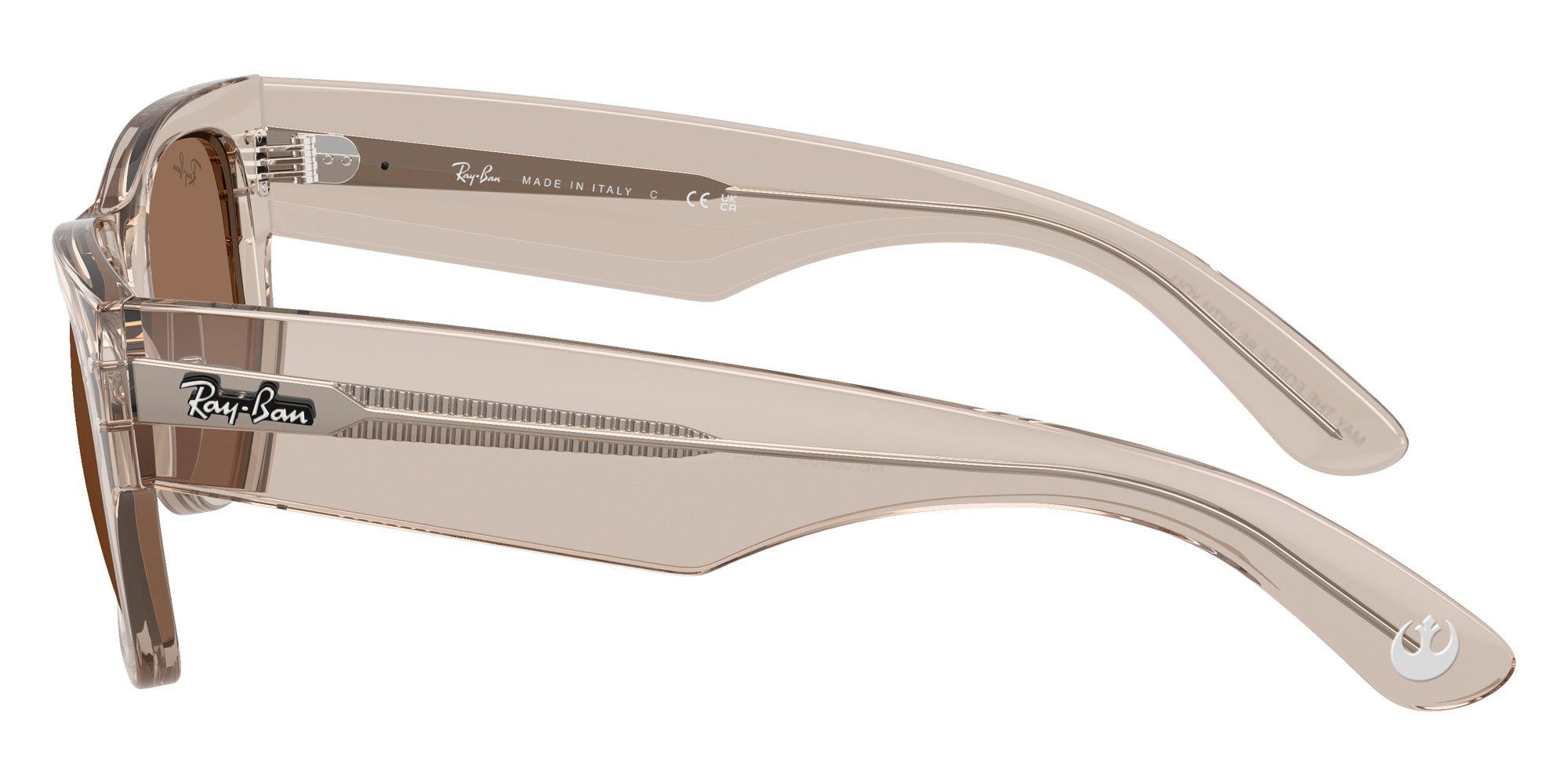 Ray-Ban RB0840SF MEGA WAYFARER 68701A 52 - Transparent Light Brown / Dark Brown #id:rb0840sf68701a_s:100110