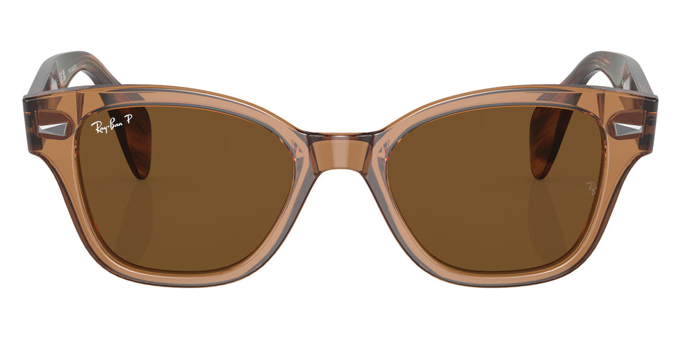Ray-Ban RB0880S 664057 49 - Transparent Brown / Brown Polarized #id:rb0880s664057_s:100100