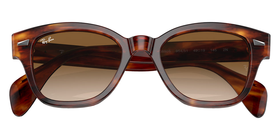 Ray-Ban RB0880S 954/51 52 - Striped Havana / Brown #id:rb0880s95451_s:100120