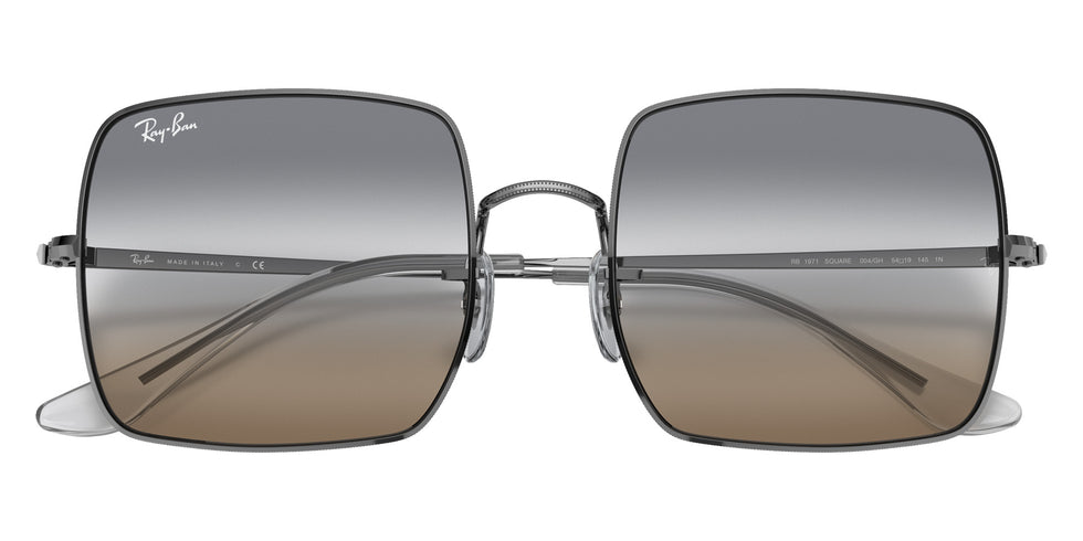 Ray-Ban RB1971 Square 1971 Bi-Gradient 004/GH 54 - Gunmetal / Clear Gray/Brown Gradient #id:rb1971004gh_s:100125