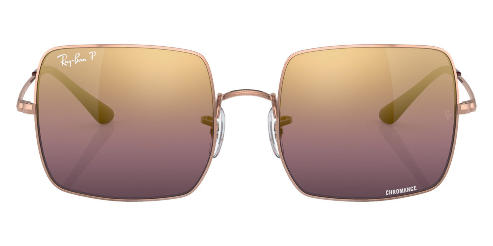 Ray-Ban RB1971 Square 1971 9202G9 54 - Rose Gold / Red Polarized+ Mirrored #id:rb19719202g9_s:102100