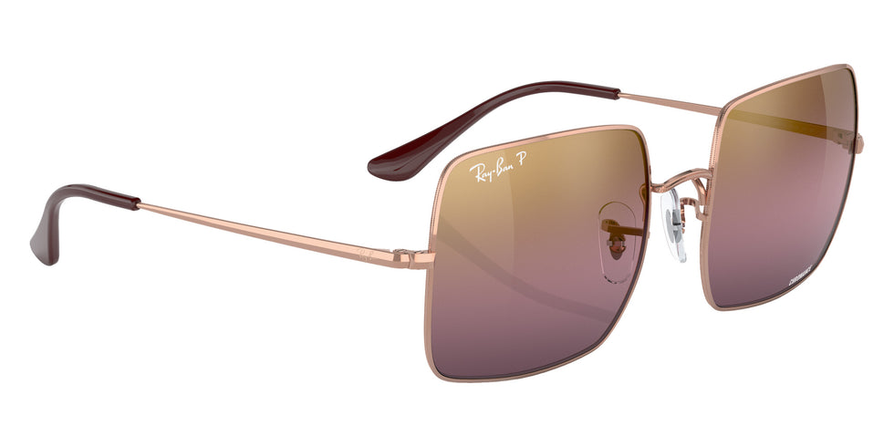 Ray-Ban RB1971 Square 1971 9202G9 54 - Rose Gold / Red Polarized+ Mirrored #id:rb19719202g9_s:102120