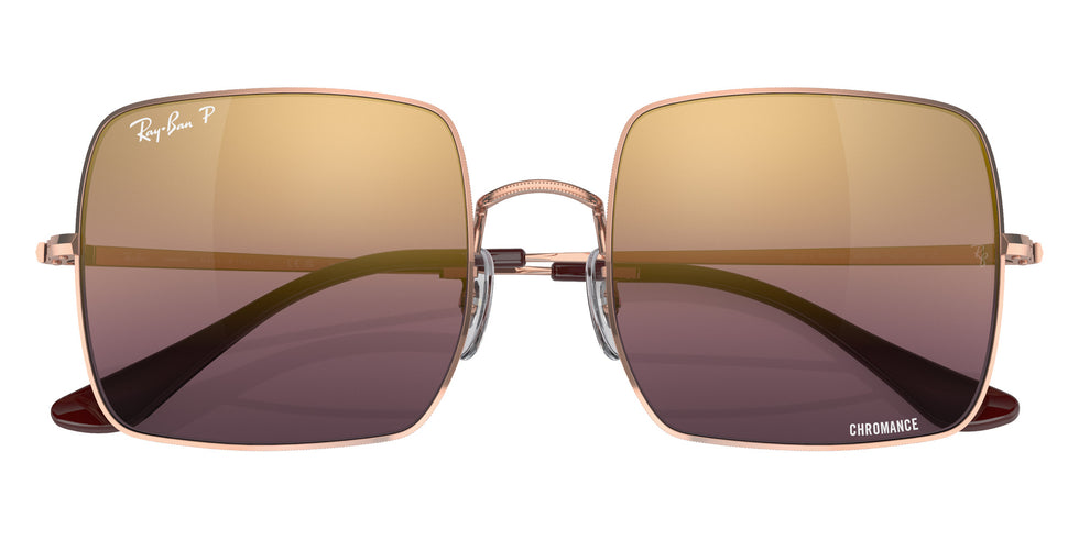 Ray-Ban RB1971 Square 1971 9202G9 54 - Rose Gold / Red Polarized+ Mirrored #id:rb19719202g9_s:102125