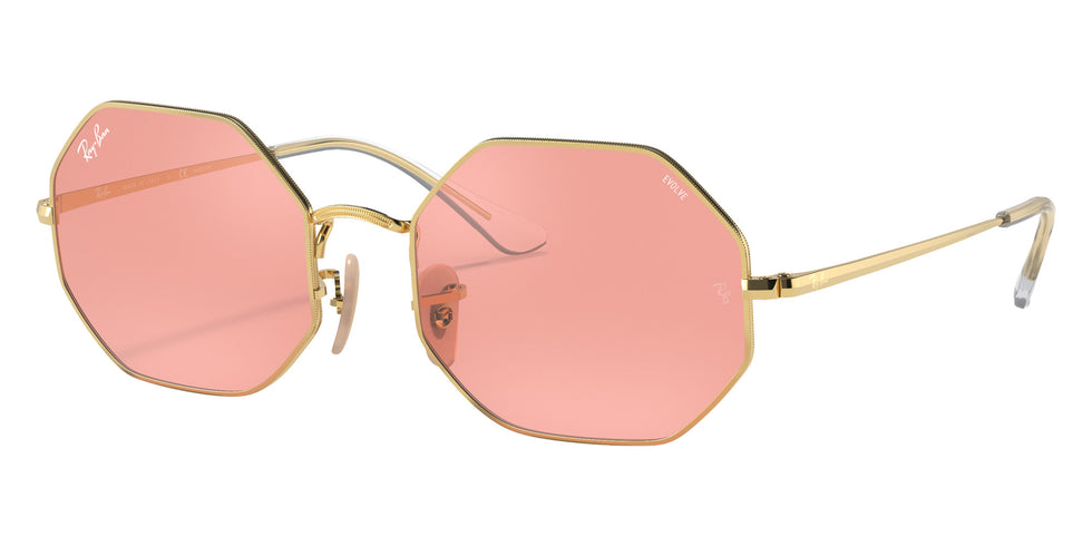 Ray-Ban RB1972 Octagon 1972 Mirror Evolve 001/3E 54 - Arista Gold / Pink Gray Photochromic #id:rb19720013e_s:100105