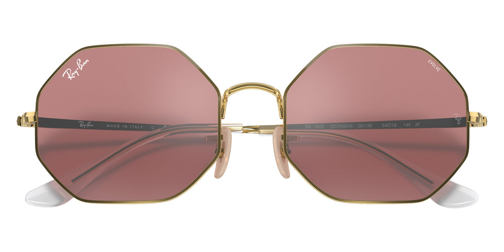 Ray-Ban RB1972 Octagon 1972 Mirror Evolve 001/3E 54 - Arista Gold / Pink Gray Photochromic #id:rb19720013e_s:100125