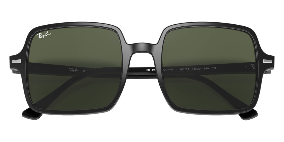 Ray-Ban RB1973 Square II 901/31 53 - Black / G-15 Green #id:rb197390131_s:100125