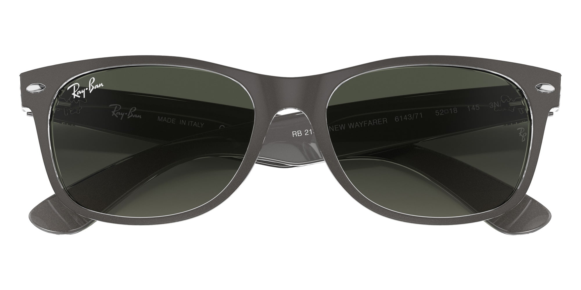 Ray-Ban RB2132 New Wayfarer Color Mix 614371 52 - Gunmetal #id:rb2132614371_s:100125