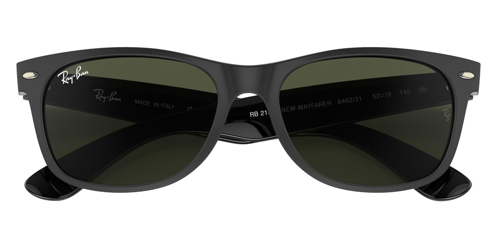 Ray-Ban RB2132 New Wayfarer Color Mix 646231 55 - Black / G-15 Green #id:rb2132646231_s:100125