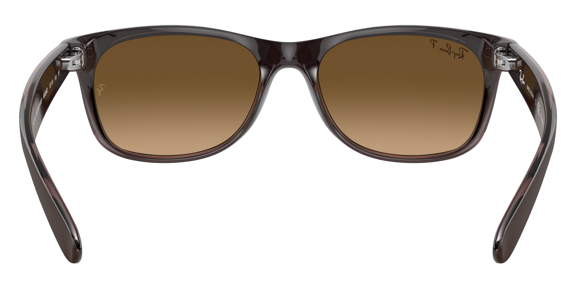 Ray-Ban RB2132 New Wayfarer Classic 6608M2 55 - Transparent Brown / Brown Polarized #id:rb21326608m2_s:100115