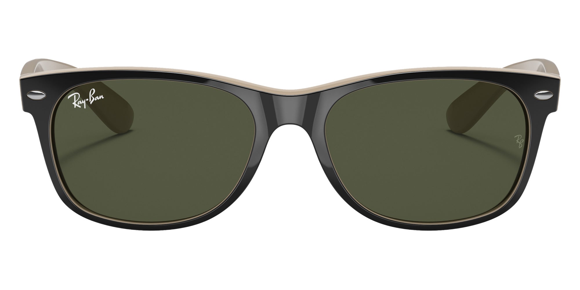 Ray-Ban RB2132 New Wayfarer Color Mix 875 55 - Black / G-15 Green #id:rb2132875_s:102100