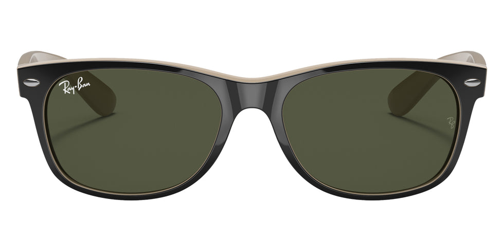 Ray-Ban RB2132 New Wayfarer Color Mix 875 55 - Black / G-15 Green #id:rb2132875_s:102100