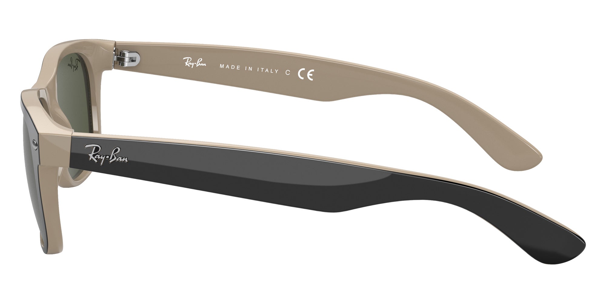 Ray-Ban RB2132 New Wayfarer Color Mix 875 55 - Black / G-15 Green #id:rb2132875_s:102110