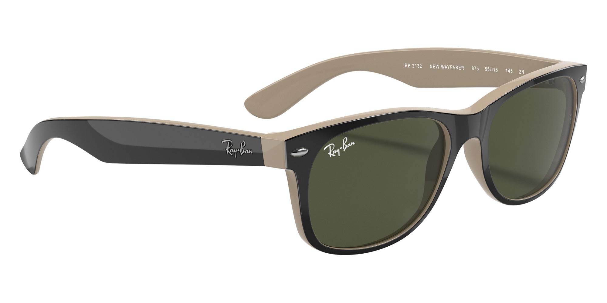 Ray-Ban RB2132 New Wayfarer Color Mix 875 55 - Black #id:rb2132875_s:102120