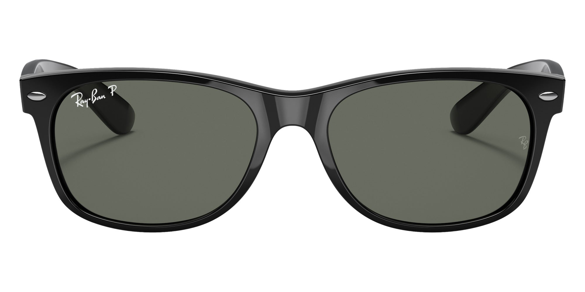 Ray-Ban RB2132F New Wayfarer Classic 901/58 58 - Black / G-15 Green Polarized #id:rb2132f90158_s:104100