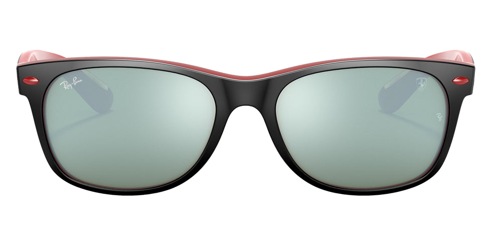 Ray-Ban RB2132M Scuderia Ferrari F63830 55 - Black / Silver Flash Mirrored #id:rb2132mf63830_s:100100