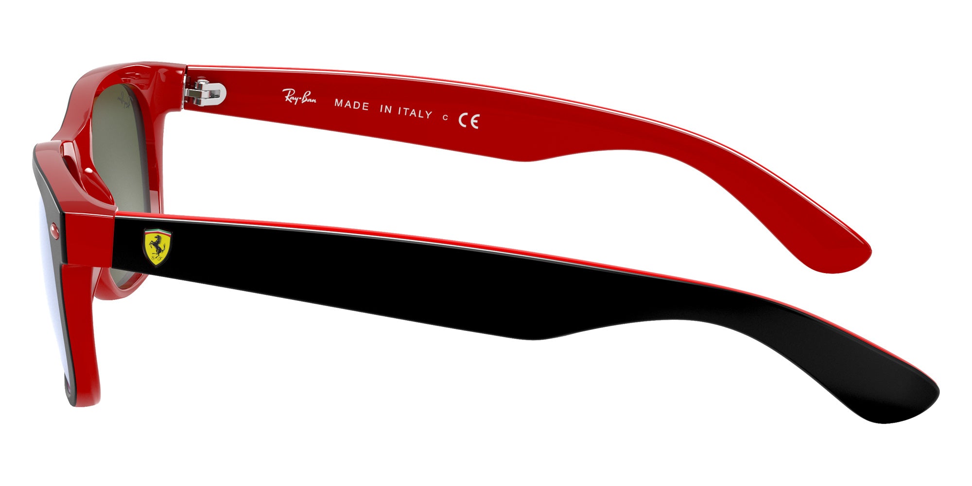 Ray-Ban RB2132M Scuderia Ferrari F63830 55 - Black / Silver Flash Mirrored #id:rb2132mf63830_s:100110