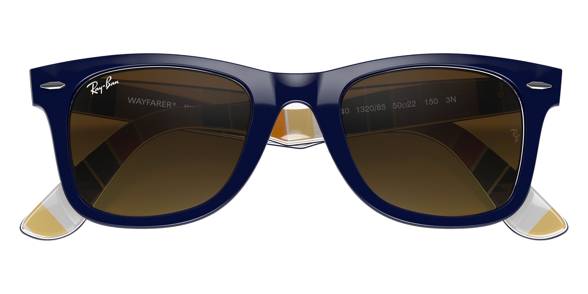 Ray-Ban RB2140 Original Wayfarer Color Mix 132085 54 - Blue / Brown Gradient #id:rb2140132085_s:100125