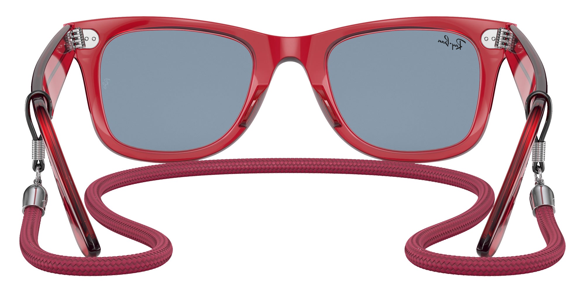Ray-Ban RB2140 Original Wayfarer Colorblock 661456 50 - Transparent Red #id:rb2140661456_s:100115