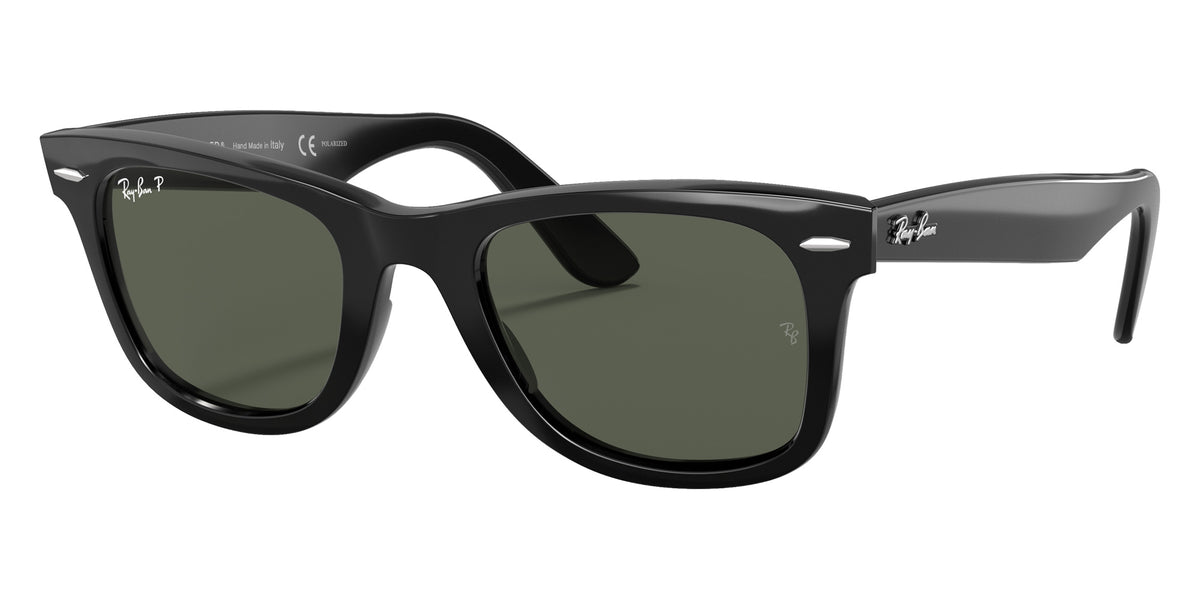 Ray-Ban RB2140 Original Wayfarer Classic 901/58 52 - Black / Green Polarized #id:rb214090158_s:114105