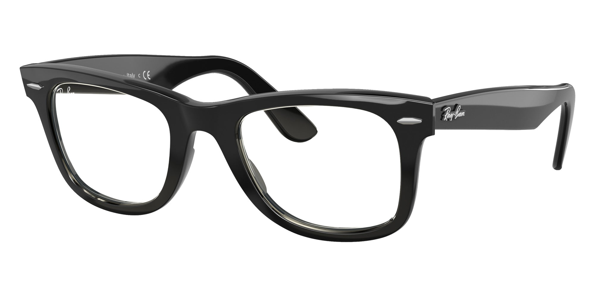 Ray-Ban RB2140 Wayfarer Clear Evolve 901/5F 50 - Black #id:rb21409015f_s:100105