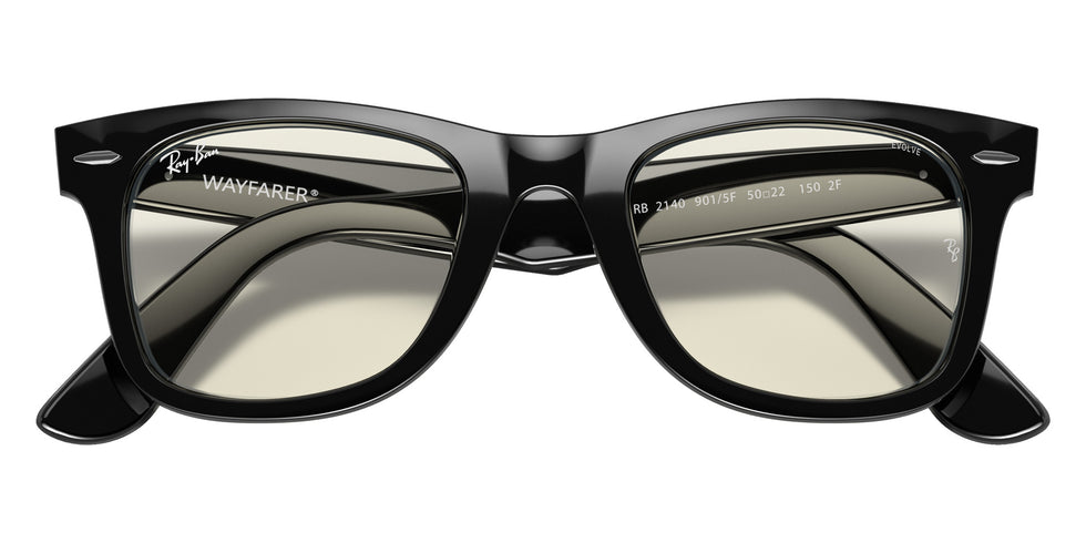 Ray-Ban RB2140 Wayfarer Clear Evolve 901/5F 50 - Black #id:rb21409015f_s:100125