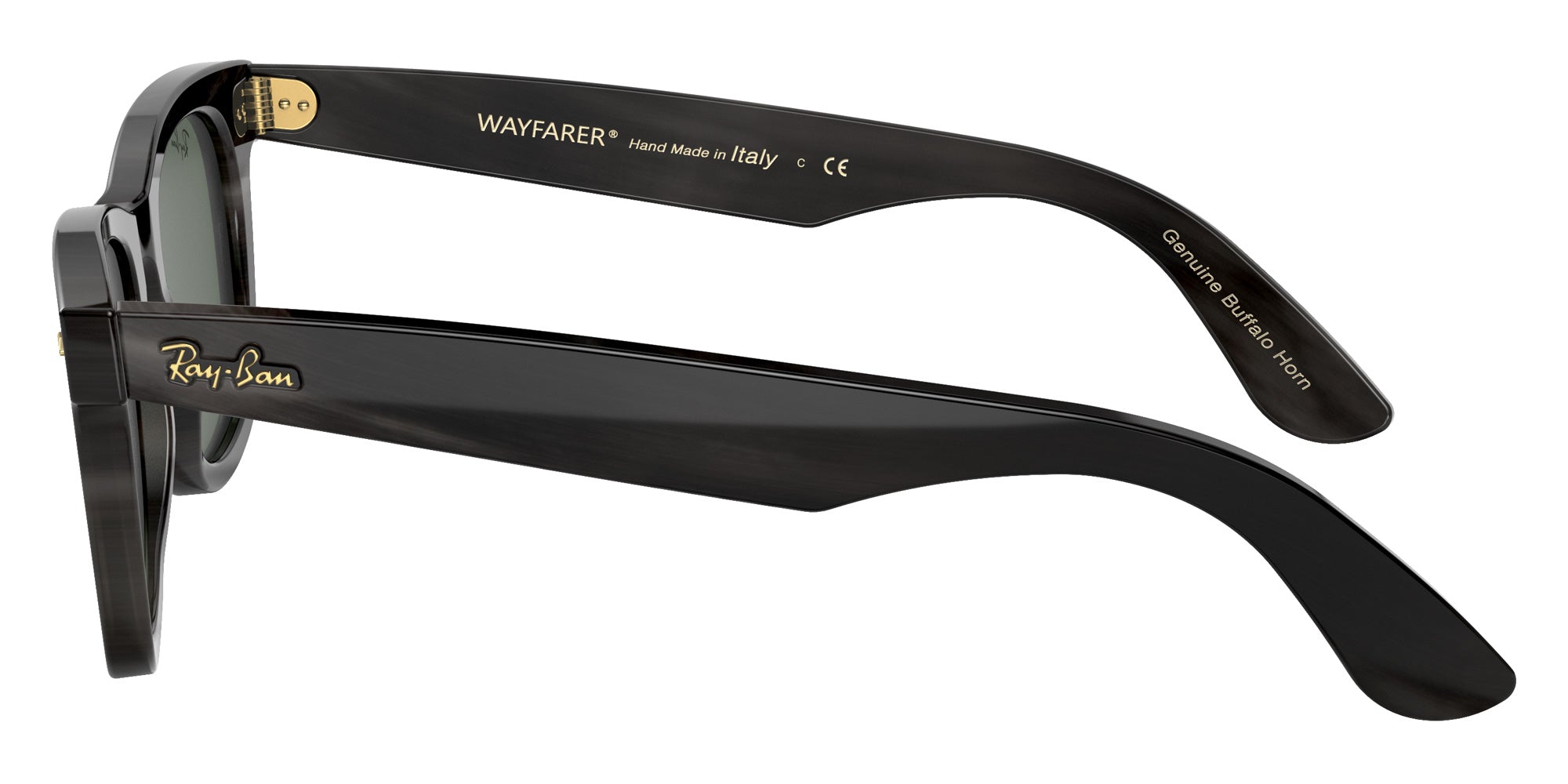 Ray-Ban RB2140CO Original Wayfarer Horn 921471 50 - Dark Brown / G-15 Green #id:rb2140co921471_s:100110