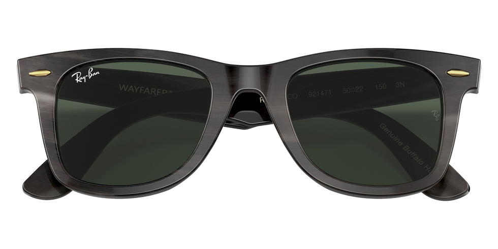 Ray-Ban RB2140CO Original Wayfarer Horn 921471 50 - Dark Brown / G-15 Green #id:rb2140co921471_s:100120