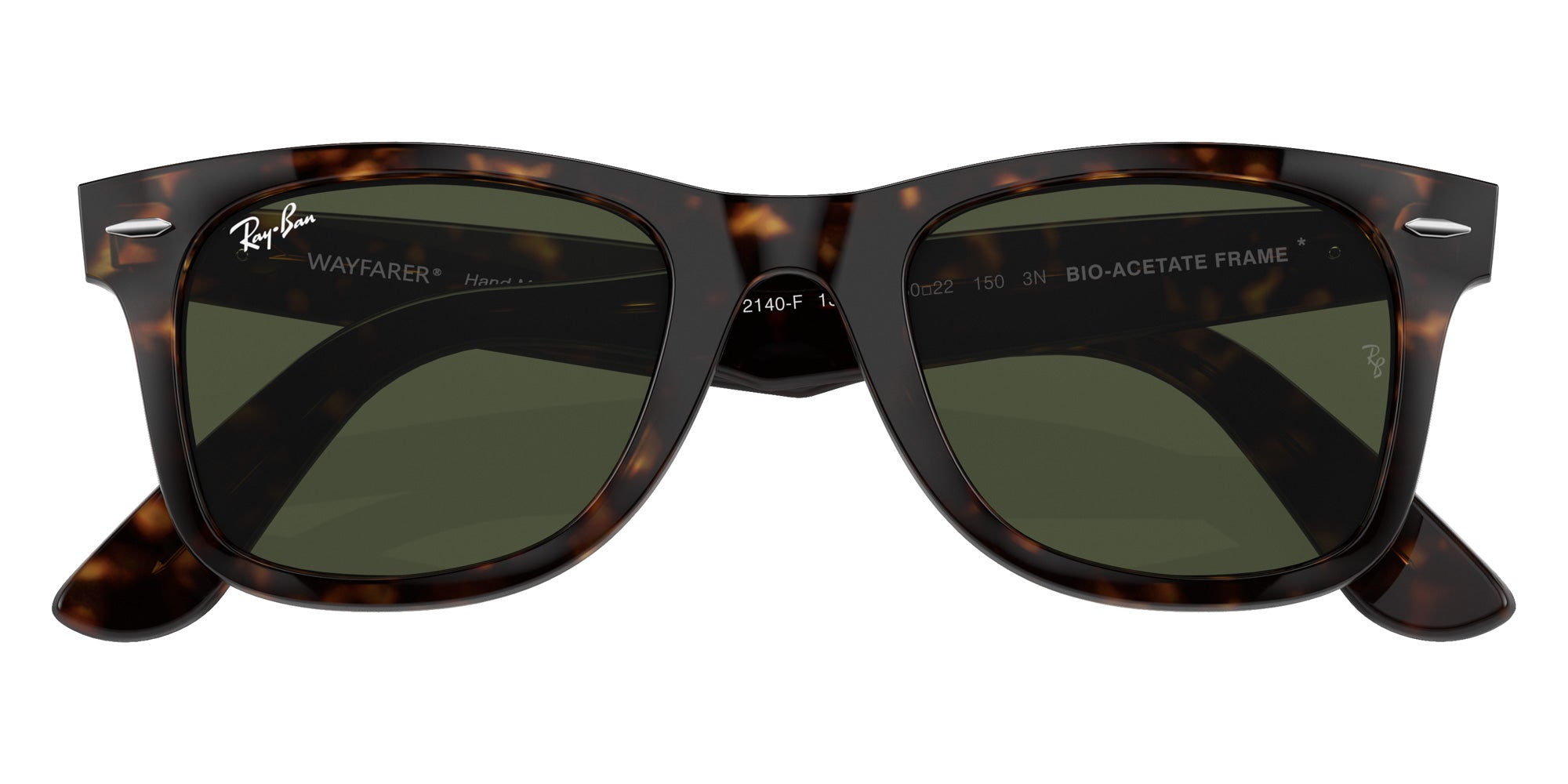 Ray-Ban RB2140F Original Wayfarer 135931 52 - Havana / Green #id:rb2140f135931_s:100120