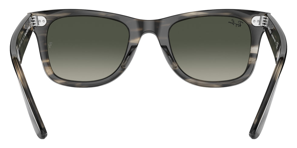Ray-Ban RB2140F Original Wayfarer Bio-Based 136071 52 - Striped Gray #id:rb2140f136071_s:100115