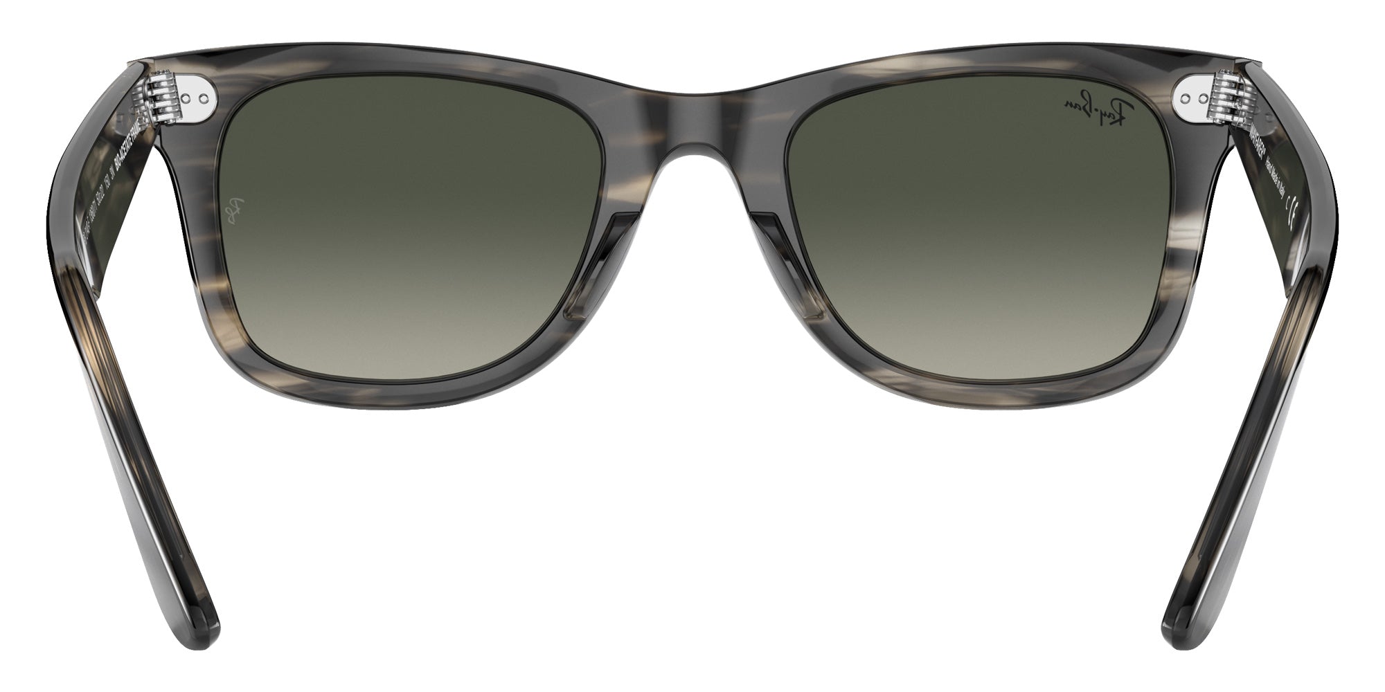 Ray-Ban RB2140F Original Wayfarer Bio-Based 136071 52 - Striped Gray #id:rb2140f136071_s:100115